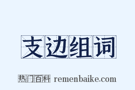 支边组词是什么意思的图片